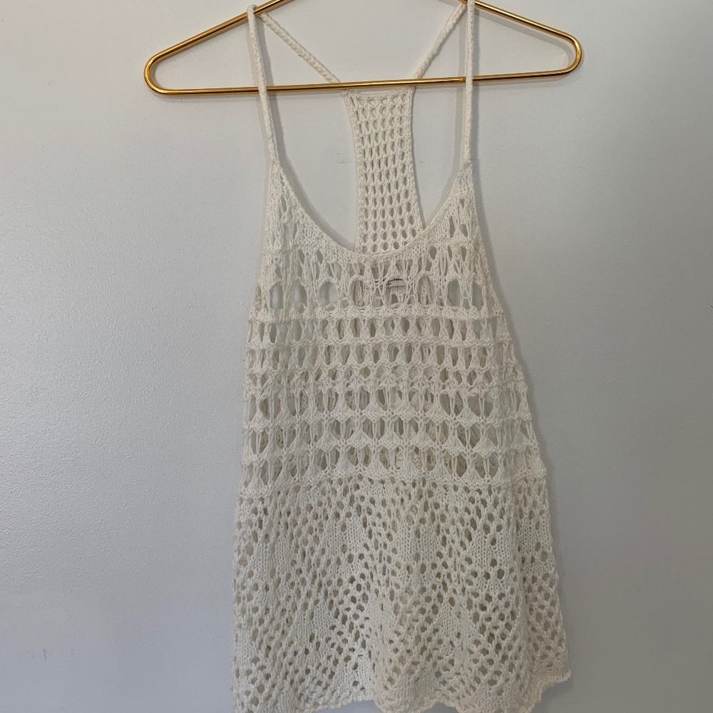 Abercrombie and Fitch Crochet Tank Top